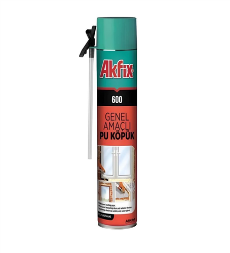 AKFİX 600 GR PU PİPETLİ KÖPÜK / 12